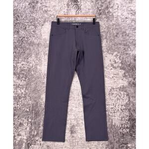 Western Rise Evolution Slim Fit Pants 30 x 30 Mens Gray 5 Pocket